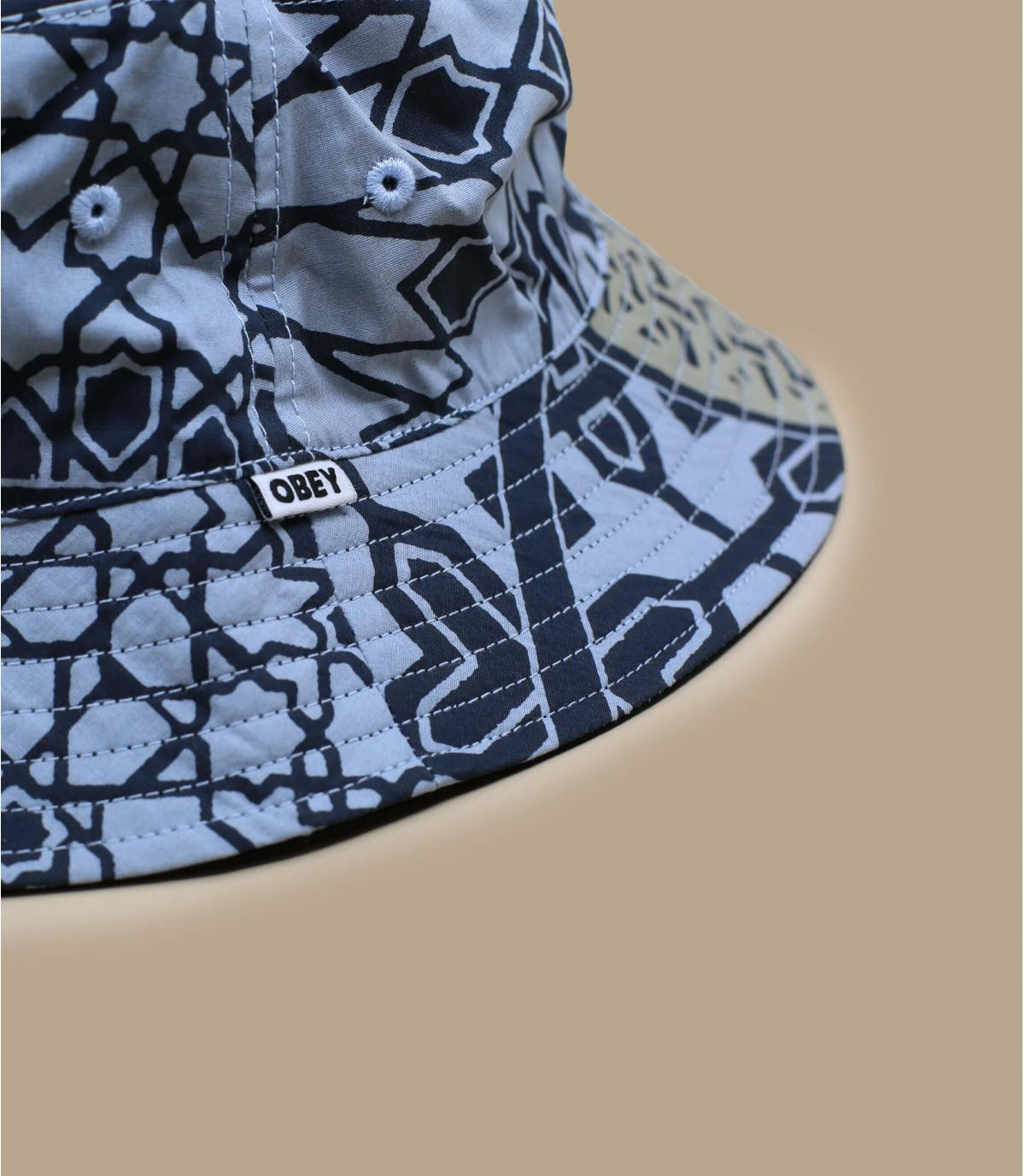 Bandana Bucket Reversible navy black Obey Bandana Bucket Reversible navy black Obey
